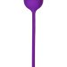 Силиконовый вагинальный шарик A-Toys с ушками, цвет: фиолетовый