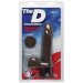 Вибратор Doc Johnson Perfect D Vibrating 7" with Balls, цвет: коричневый