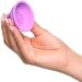 Виброприсоски-стимуляторы на соски Vibrating Nipple, цвет: фиолетовый