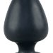 Анальная втулка Black Velvet Extra XL, цвет: черный - 14 см