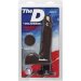 Вибратор Doc Johnson Perfect D Vibrating 8" with Balls, цвет: коричневый