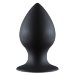 Анальная пробка Thick Anal Plug Large, цвет: черный - 11,5 см