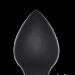 Анальная пробка Thick Anal Plug Large, цвет: черный - 11,5 см