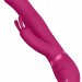 Вибромассажер-кролик Izara - 22 см, цвет: розовый