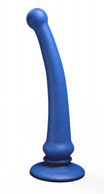Анальный стимулятор Rapier Plug, цвет: синий - 15 см