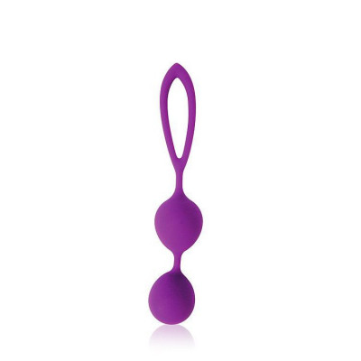 Двойные вагинальные шарики Cosmo, цвет: фиолетовый