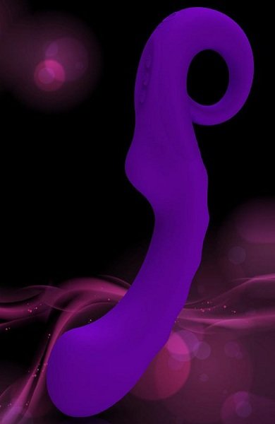 Перезаряжаемый вибратор Hedone с 9 программами - 19,7 см, цвет: фиолетовый