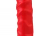 Анальный стимулятор с мошонкой - 14 см, цвет: красный