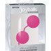 Вагинальные шарики Joyballs Trend Magenta, цвет: розовый