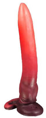 Фаллоимитатор Зорг Лонг - 42 см, цвет: красный