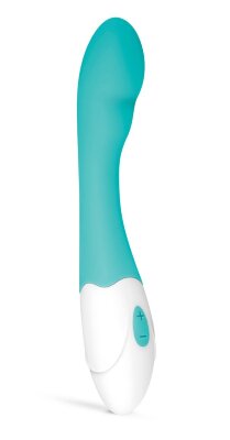 Вибратор для G-стимуляции Tate G-Spot Vibrator - 20 см, цвет: зеленый