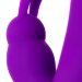 Вибратор JOS TATY с пульсирующими шариками - 21,5 см, цвет: фиолетовый