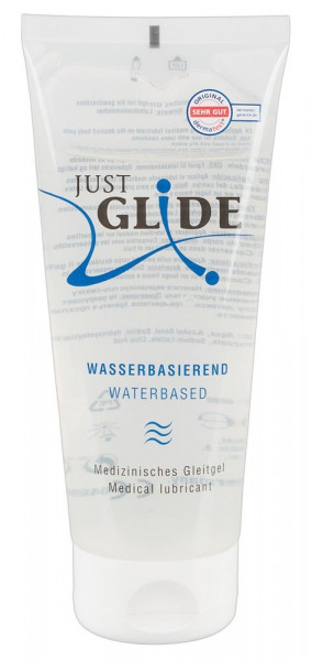 Вагинальная смазка Justglide Waterbased на водной основе - 200 мл.