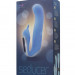 Вибромассажер Seducer Dual Motor Dolphin Vibrator, цвет: голубой - 15 см