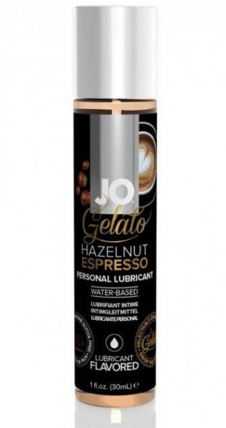 Лубрикант JO Gelato Hazelnut Espresso с ароматом орехового эспрессо - 30 мл.