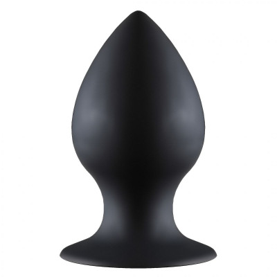Анальная пробка Thick Anal Plug XL, цвет: черный - 13 см