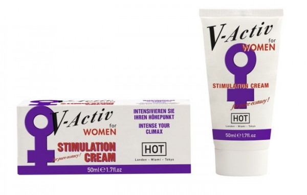 Стимулирующий крем для женщин V-activ Stimulation Cream - 50 мл.