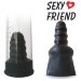 Насадка для помпы Sexy Friend размера L, цвет: черный