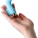 Вибронасадка на палец JOS DANKO для точки G - 9,5 см, цвет: голубой