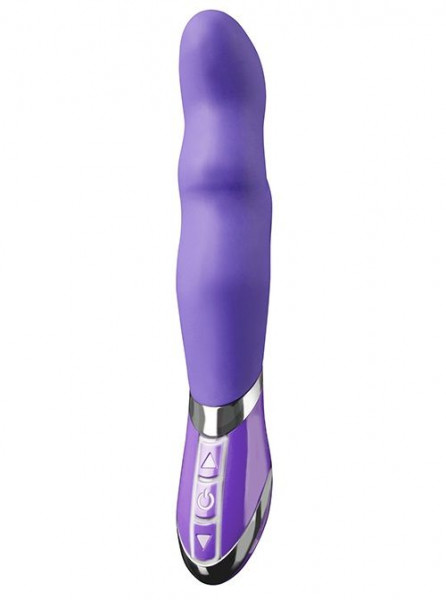 Вибратор Optimal G 7.5inch Rechargeable Vibrator, цвет: фиолетовый - 19 см