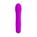 Вибратор Baile Pretty Love Ansel с клиторальным отростком, цвет: лиловый - 15,8 см