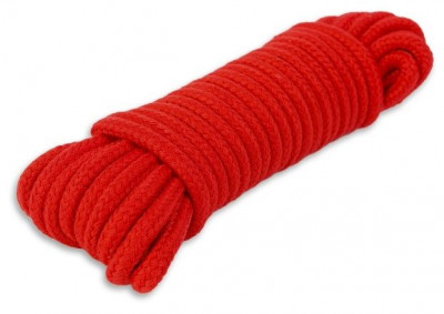 Веревка для связывания, цвет: красный - 10 м