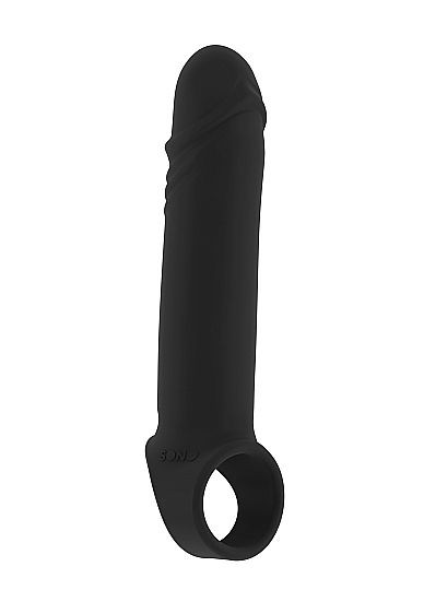 Насадка SONO Stretchy Penis Extension No.31, цвет: черный