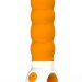 Водонепроницаемый вибратор O-zone - 18 см, цвет: оранжевый