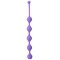 Анальная цепочка See You Five Beads Anal, цвет: фиолетовый - 28,1 см