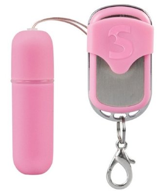 Вибропуля Remote Vibrating Bullet, цвет: розовый