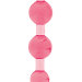 Анальная цепочка Butt Beads, цвет: розовый - 26,7 см