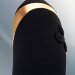 Вибратор WANAME Gulf с клиторальным отростком - 22,5 см, цвет: черный