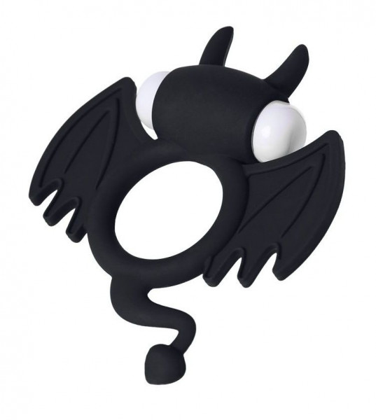 Эрекционное кольцо JOS Cocky Devil, цвет: черный