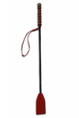 Стек с фигурной рукоятью, цвет: красный - 62 см