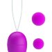 Вагинальное яйцо с утяжеляющими шариками Kegel Ball, цвет: лиловый