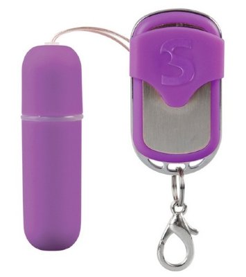 Вибростимулятор Remote Vibrating Bullet, цвет: фиолетовый