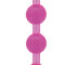 Анальная цепочка Oriental Jelly Butt Beads 10.5 Purple, цвет: фиолетовый - 26,7 см
