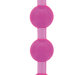 Анальная цепочка Oriental Jelly Butt Beads 10.5 Purple, цвет: фиолетовый - 26,7 см