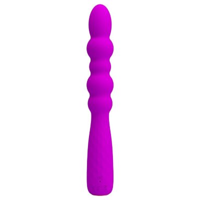 Гнущийся вибратор Monroe - 18,5 см, цвет: лиловый
