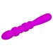 Гнущийся вибратор Monroe - 18,5 см, цвет: лиловый