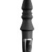 Конический анальный вибромассажер-елочка JOYFUL PLUG VIBRATOR 5.5INCH - 14 см, цвет: черный