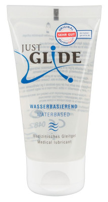 Вагинальная смазка Justglide Waterbased на водной основе - 50 мл.