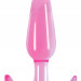 Анальная пробка Jelly Rancher Smooth T-Plug, цвет: розовый - 10,9 см