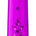 Вибромассажер Cristal 6x Amethyst - 18 см, цвет: лиловый