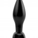 Анальная пробка Pipedream Small Silicone Plug, цвет: черный - 11 см