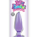 Малая фиолетовая анальная пробка Jelly Rancher Pleasure Plug Small - 10,2 см.