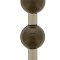 Анальная цепочка Butt Beads, цвет: дымчатый - 26,7 см