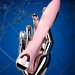 Силиконовый вибратор с электростимуляцией TESLA G-POINT - 21 см, цвет: розовый
