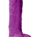Фаллоимитатор Colours Pleasures 5 Dildo на присоске, цвет: фиолетовый - 17,8 см