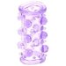 Насадка Lust Cluster с шариками и шипами, цвет: фиолетовый